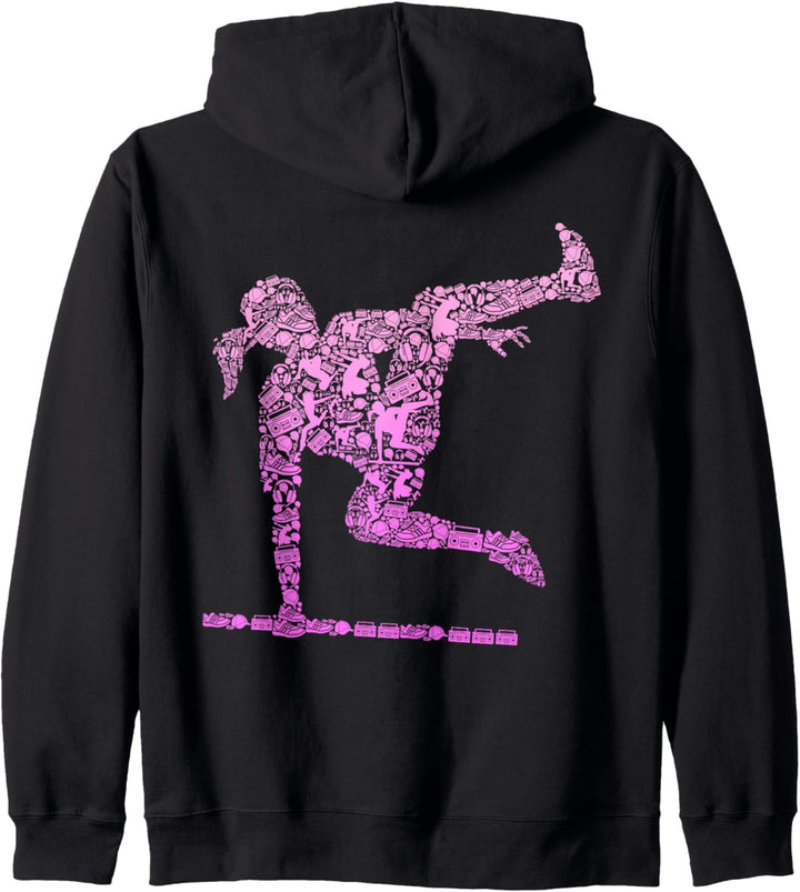 Parkour Mädchen Parcouring Extremsportler Parcour Kinder Kapuzenjacke