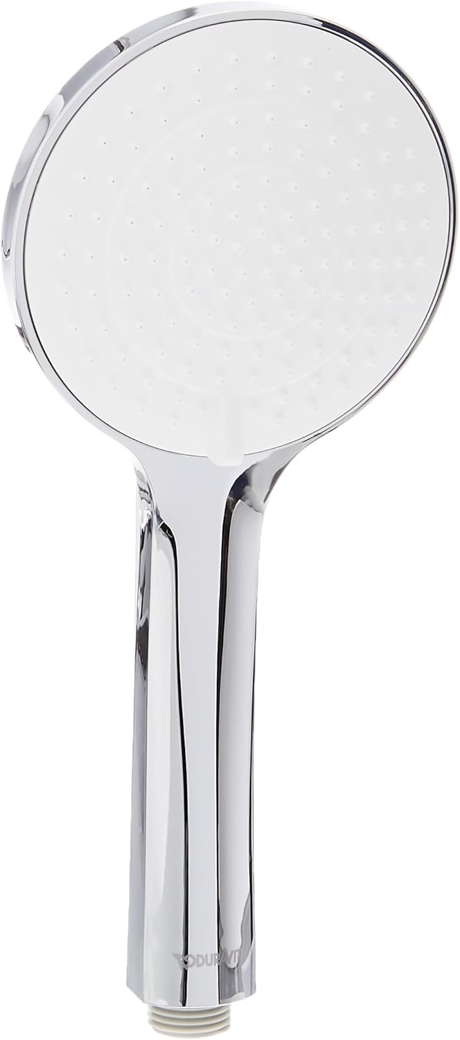 Duravit Universal Duschkopf, Duschbrause mit 3 Strahlarten (Rain, Intense Rain, Soft Rain), Handbrau