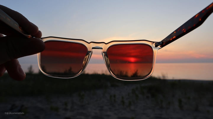 CARFIA Kleine Sonnenbrille Herren Polarisierte Fahrenbrille mit UV-Schutz für Schmale Gesichter/Juge