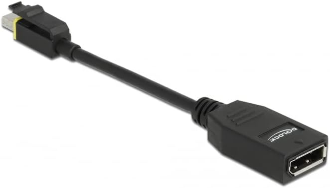 DeLOCK Mini DisplayPort 1.4 zu DisplayPort Adapter mit Einrastfunktion 8K 60 Hz