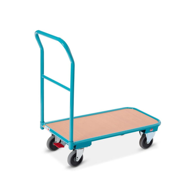 Ameise Magazinwagen | 200 kg Tragkraft | HxBxT 91 x 45 x 95 cm | Ladefläche BxT 45 x 85 cm | 4 TPE-R