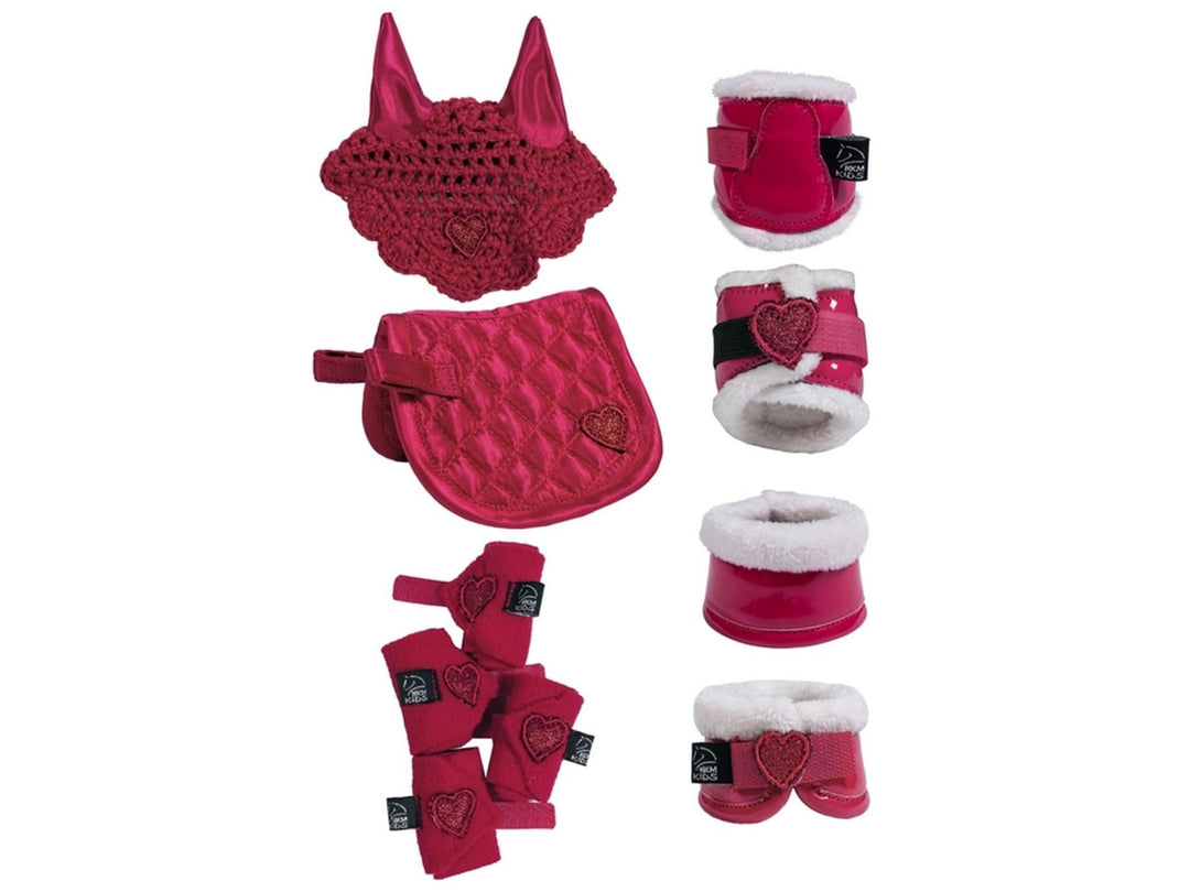 HKM Cuddle Pony Riding Set Einheitsgrösse Rot, Einheitsgrösse Rot