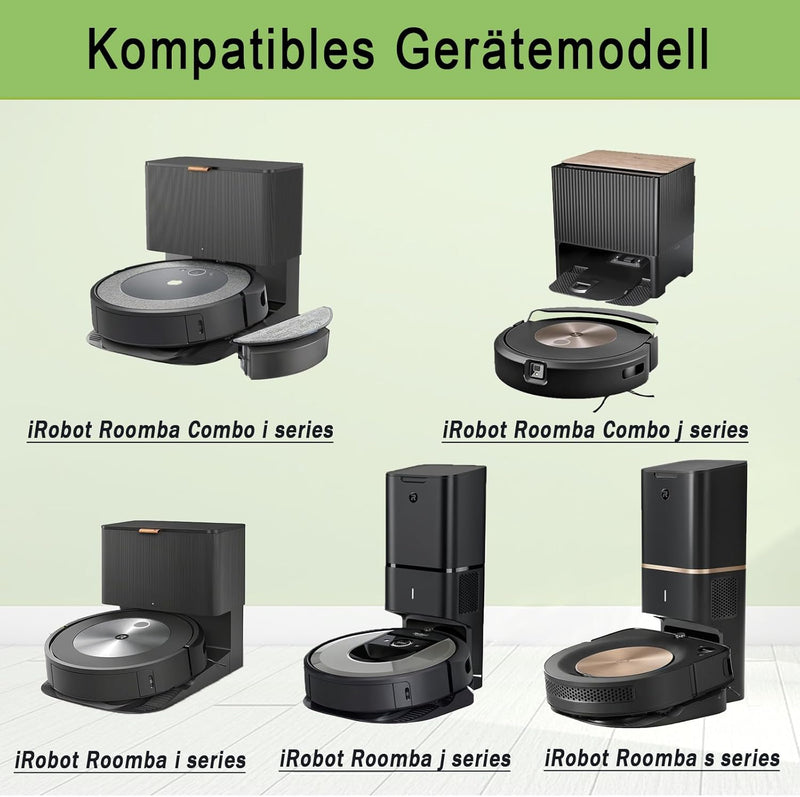 E-HAO 14 Pack Staubsaugerbeutel kompatibel mit iRobot Roomba i, s, j und Roomba Combo i, j Serien, E