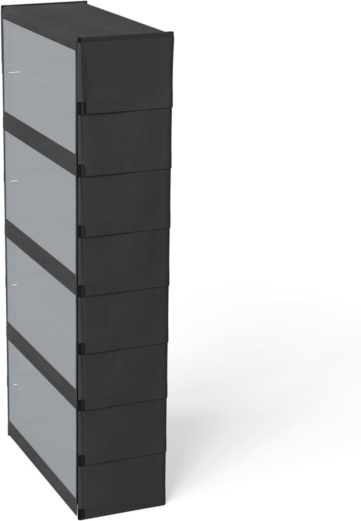 HUOLE Schuhschrank, für 20 Paar Schuhe, Schuhaufbewahrung, Eingangsbereich, für Eingänge, Schlafzimm