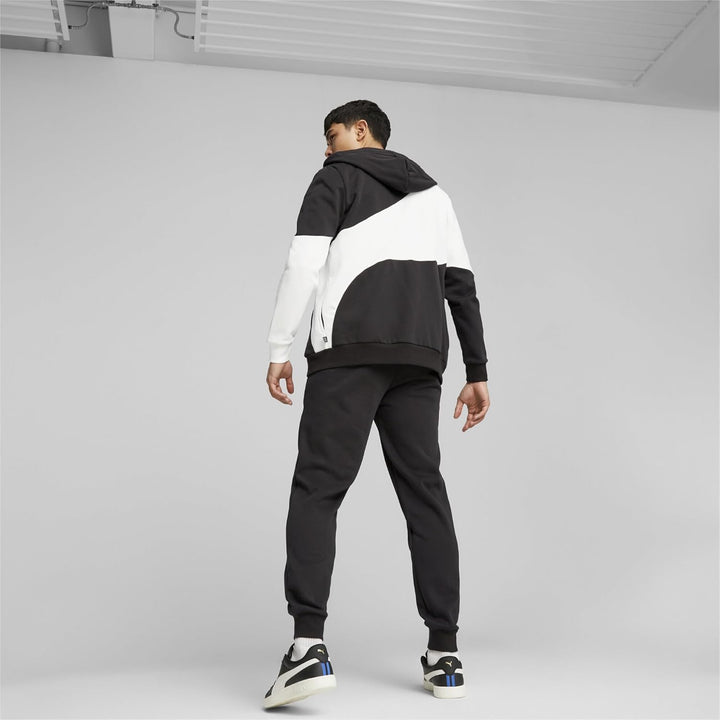 PUMA Herren Power Cat Sweat Suit Trainingsanzug, Puma Schwarz