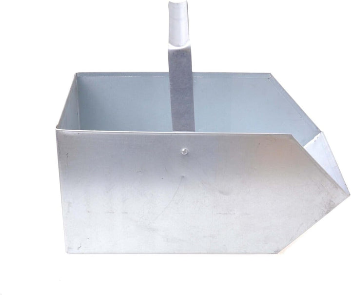 Kohlenkasten Kohlenschütte Aschekasten Aschebehälter Metallkohlenkasten Kohlewanne (Silber (Verzinkt