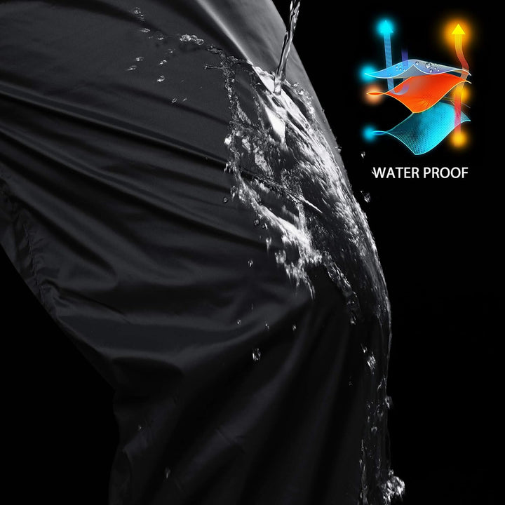 33,000ft wasserdichte Regenhose für Herren Leichte Regenhose Winddichte Outdoorhose zum Wandern Camp