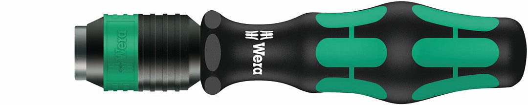 Wera 05051272001 813 R Bit-Handhalter mit Rapidaptor Schnellwechselfutter, 1/4 Zoll x 90 mm, 1 Stück