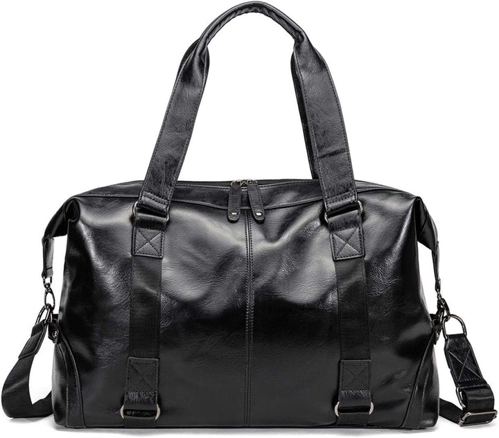 Reisetasche Wasserdichtes Leder Weekender Übernachtungs-Reisetaschen Fitnessstudio Sportgepäcktasche