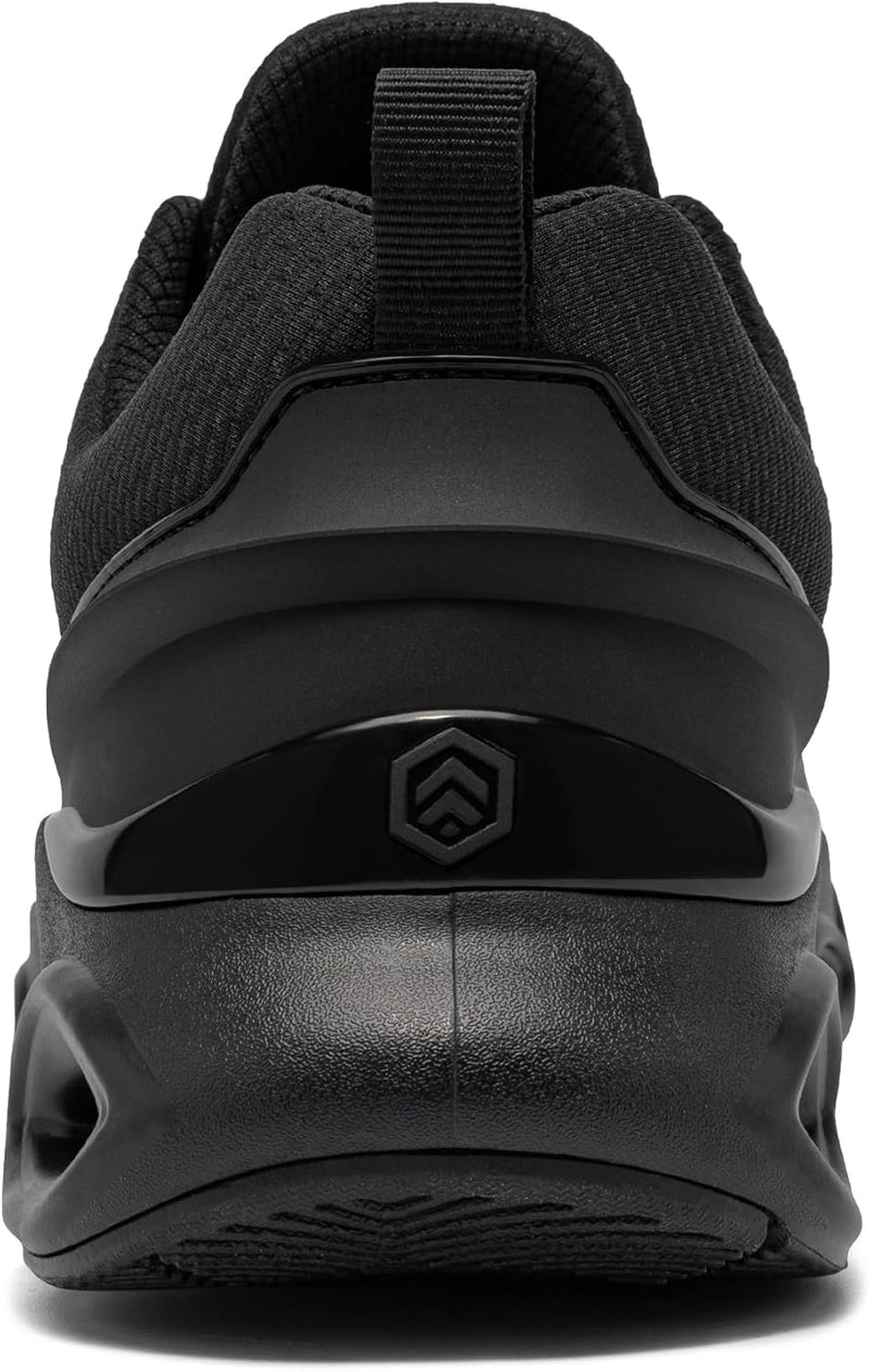 LARNMERN Arbeitsschuhe Herren Sicherheitsschuhe Mode Anti Smashing Stahlkappenschuhe Atmungsaktiv Dä