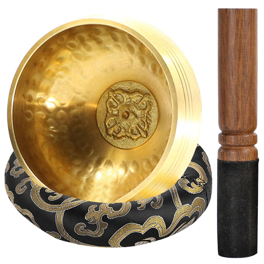Klangschale Klein, Klangschalen Set, Tibetische Klangschale, Singing Bowl, Handgehämmert in Nepal fü