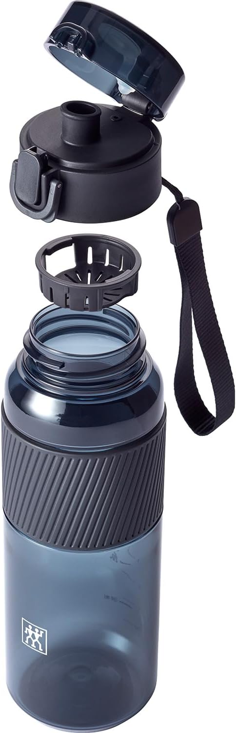 Zwilling Trinkflasche 680 ml, BPA-frei, Wasserflasche für Fitness, Freizeit und Büro, Sportflasche a
