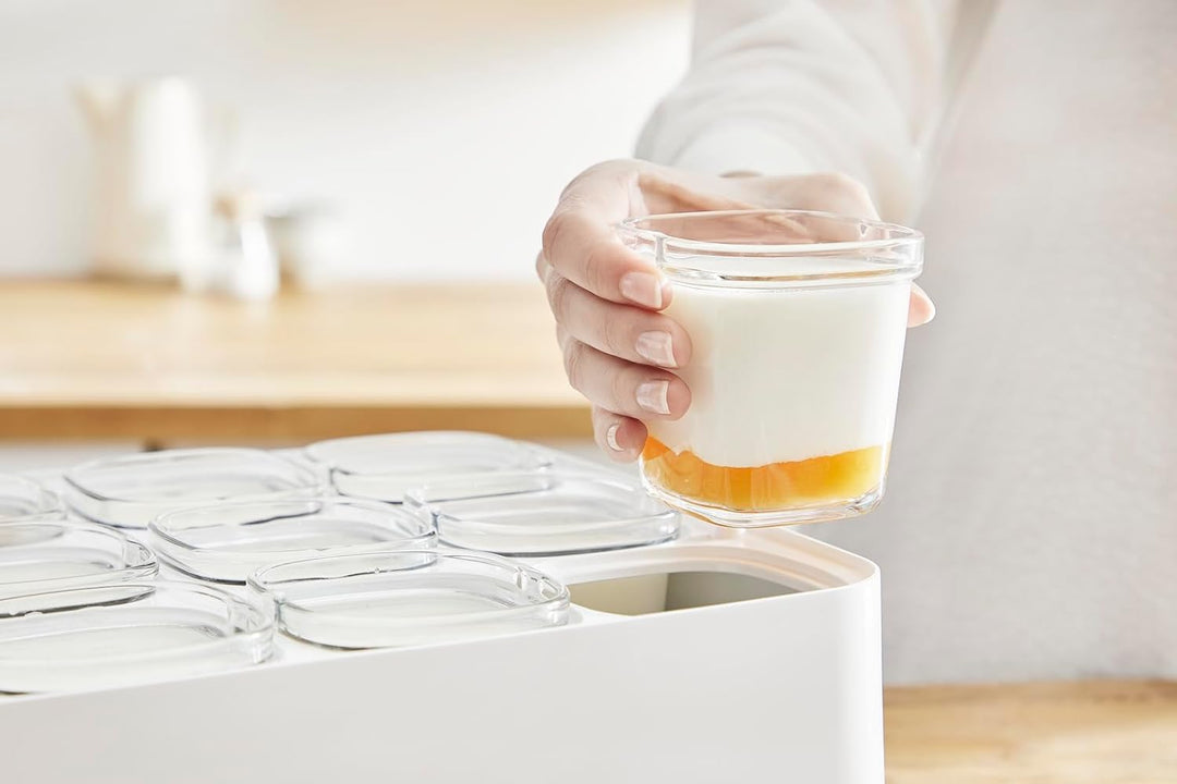 XF100110 Joghurtbereiter, 6 Stück Weiss, Weiß