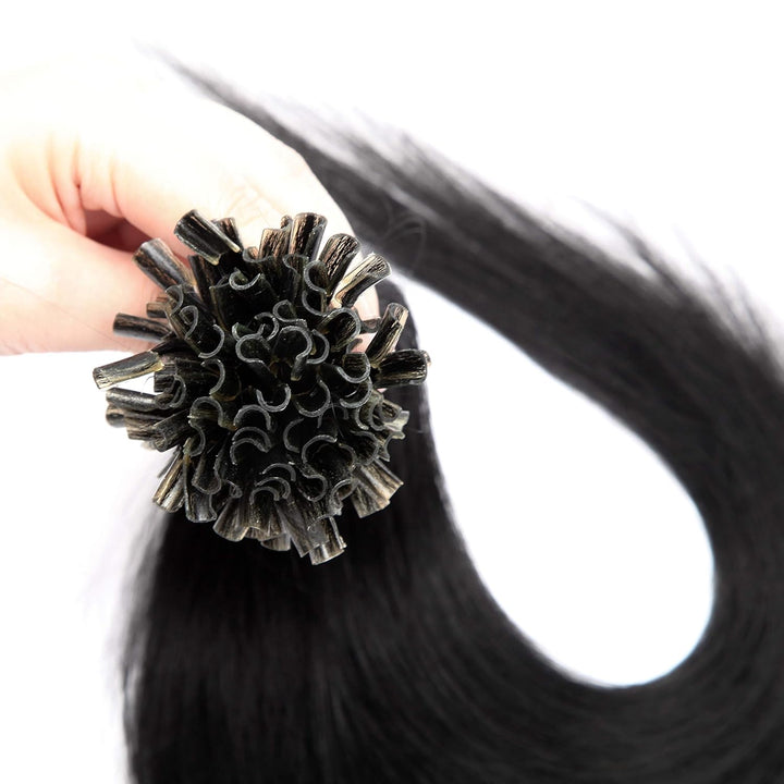 SEGO Bondings Extensions Echthaar 0.5g/Strähnen 200 Strähnen Haarverlängerung Keratin U-Tip Glue 100