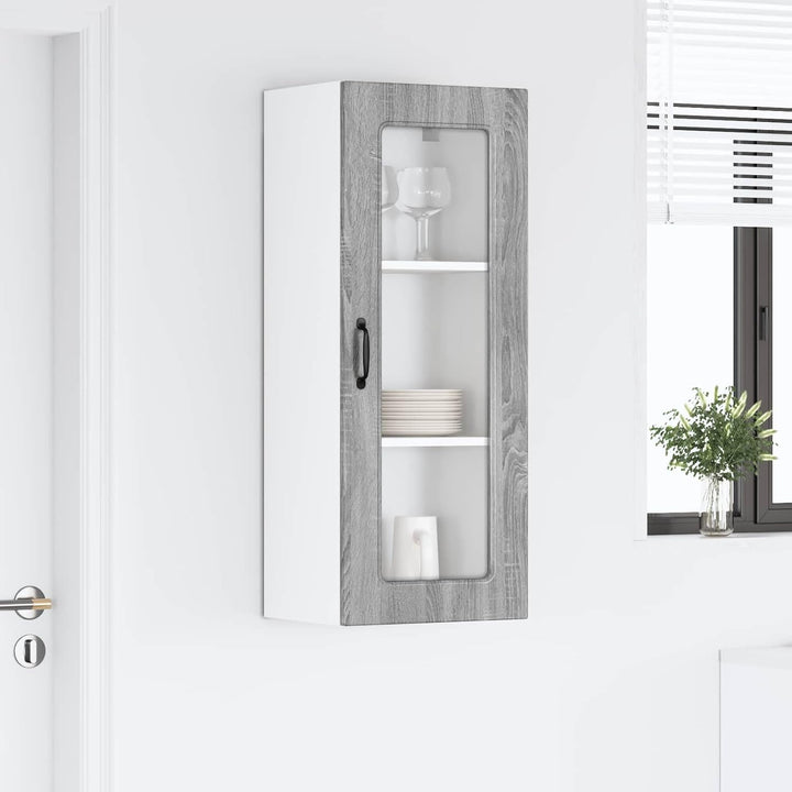 vidaXL Geschirrspülerfront Kalmar Graues Sonoma 40 x 31 x 100 cm, Eleganter moderner Küchenregal, gr