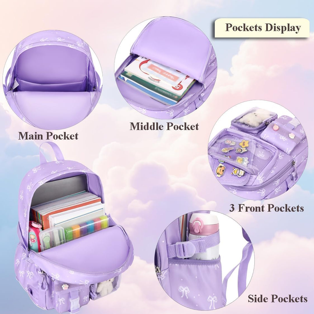 Kimwadalh Einhorn Rucksack Kinder Mädchen Kinderrucksack Mädchen Schulrucksack Mädchen Schultaschen