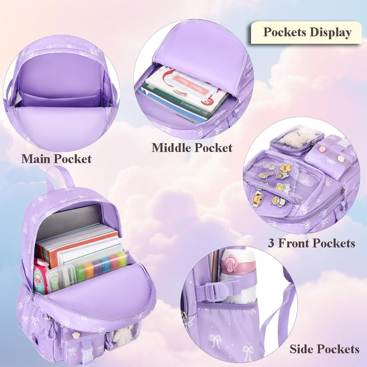 Kimwadalh Einhorn Rucksack Kinder Mädchen Kinderrucksack Mädchen Schulrucksack Mädchen Schultaschen