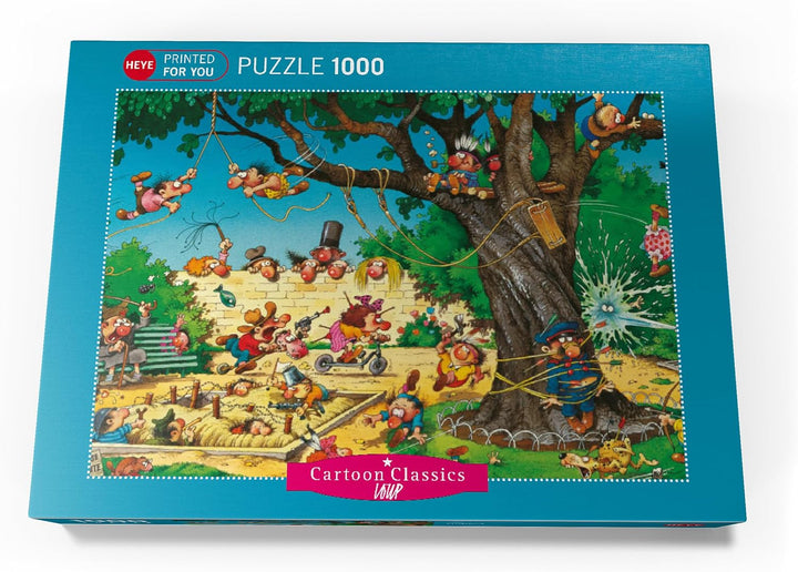 Playground - Jean-Jacques Loup - Cartoon Classics - Premium 1000 Teile Puzzle - MyPuzzle Sonderkolle
