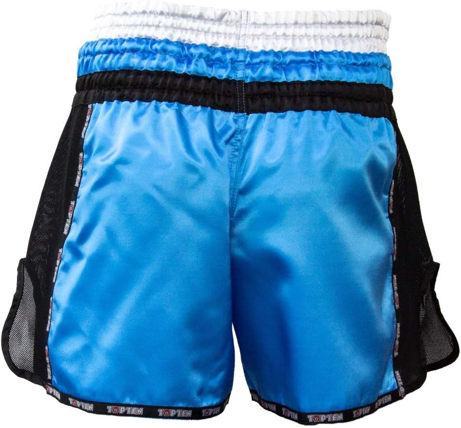TOP TEN Thaibox-Shorts „Star“, XL Blau