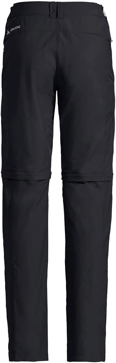 VAUDE Damen Hose Women's Farley Zo Pants V 40 Kurz Schwarz, 40 Kurz Schwarz
