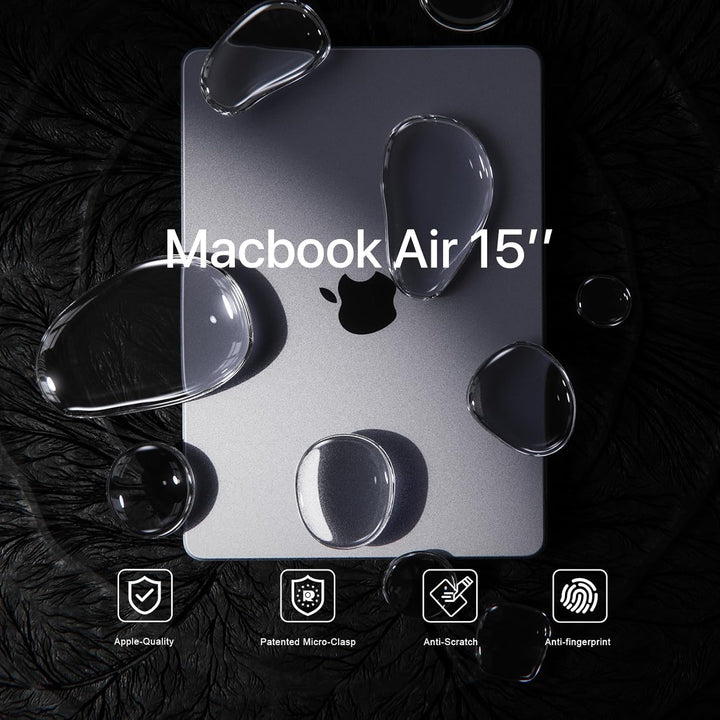 Soonjet für MacBook Air 15 Zoll Hülle M2 2023 Neu A2941 [Genau Wie Original-MacBook] [Nr.1 Ultradünn