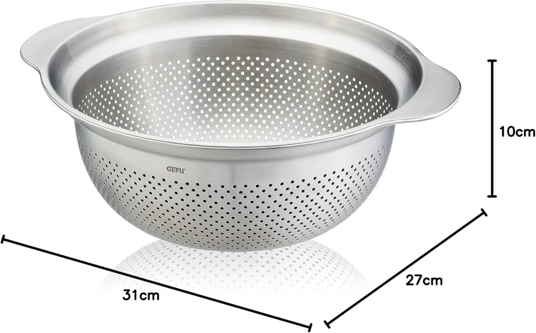 Gefu Seiher Premio - 3-in-1-Funktion: Abseihen, Waschen und Dünsten, Ø 27 cm