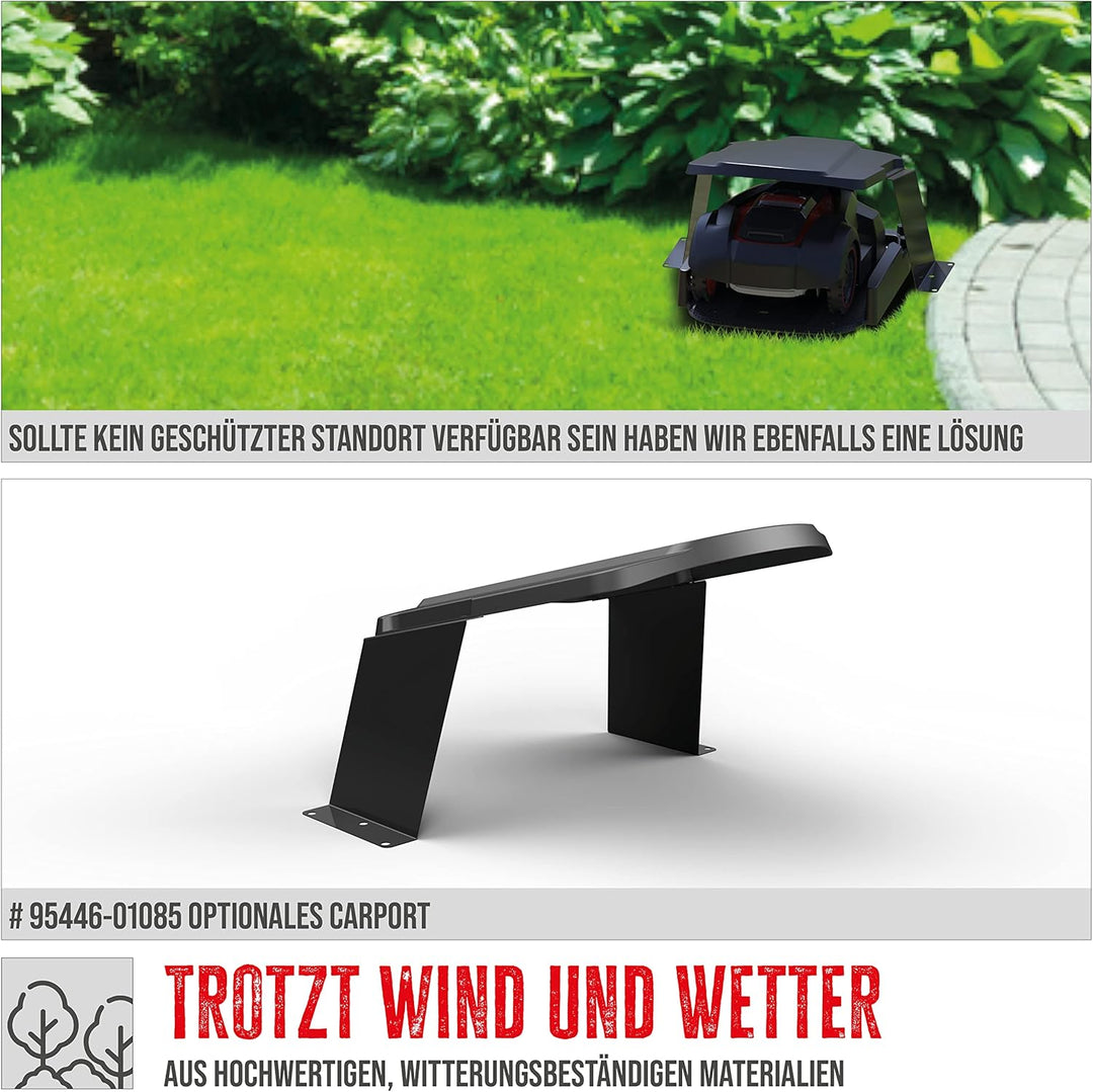Güde 95447 Roboter Rasenmäher GRR 240.1 (Einstellbarer Arbeitsbereich 50m² bis 1000m², 5-Fach einste