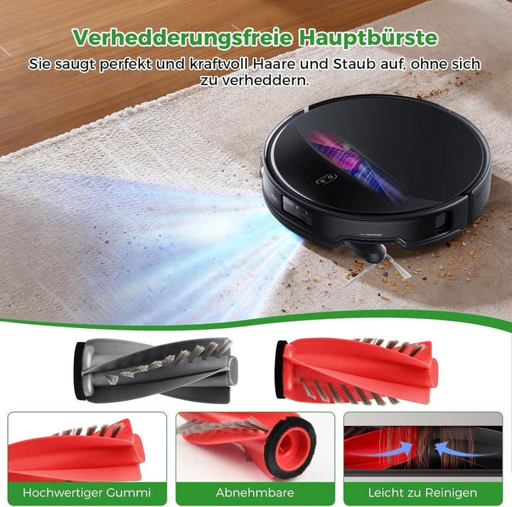 26 Stück Zubehör für Roborock Saros 10R / Qrevo CurvX/Qrevo Curv 2 Prox/Curv 2 Pro/Saros 20 Saugrobo