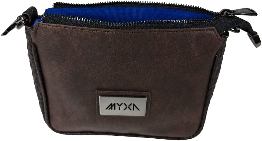 MYXA Classi Hundetasche Hundetragetasche Flugtasche mit abnehmbaren Dachnetz (Brown Eleganz, inkl. H