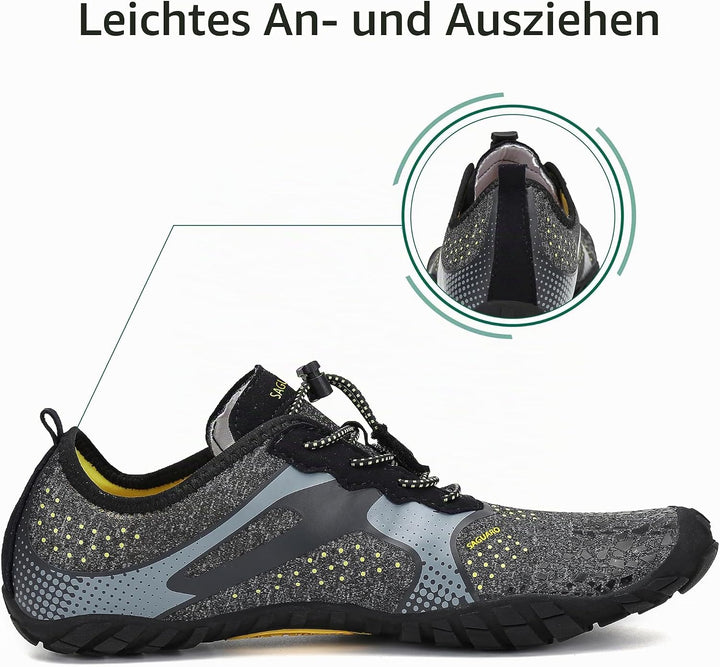 SAGUARO Herren Barfussschuhe Leicht Damen Traillaufschuhe rutschfeste Minimalistische Unisex Atmungs