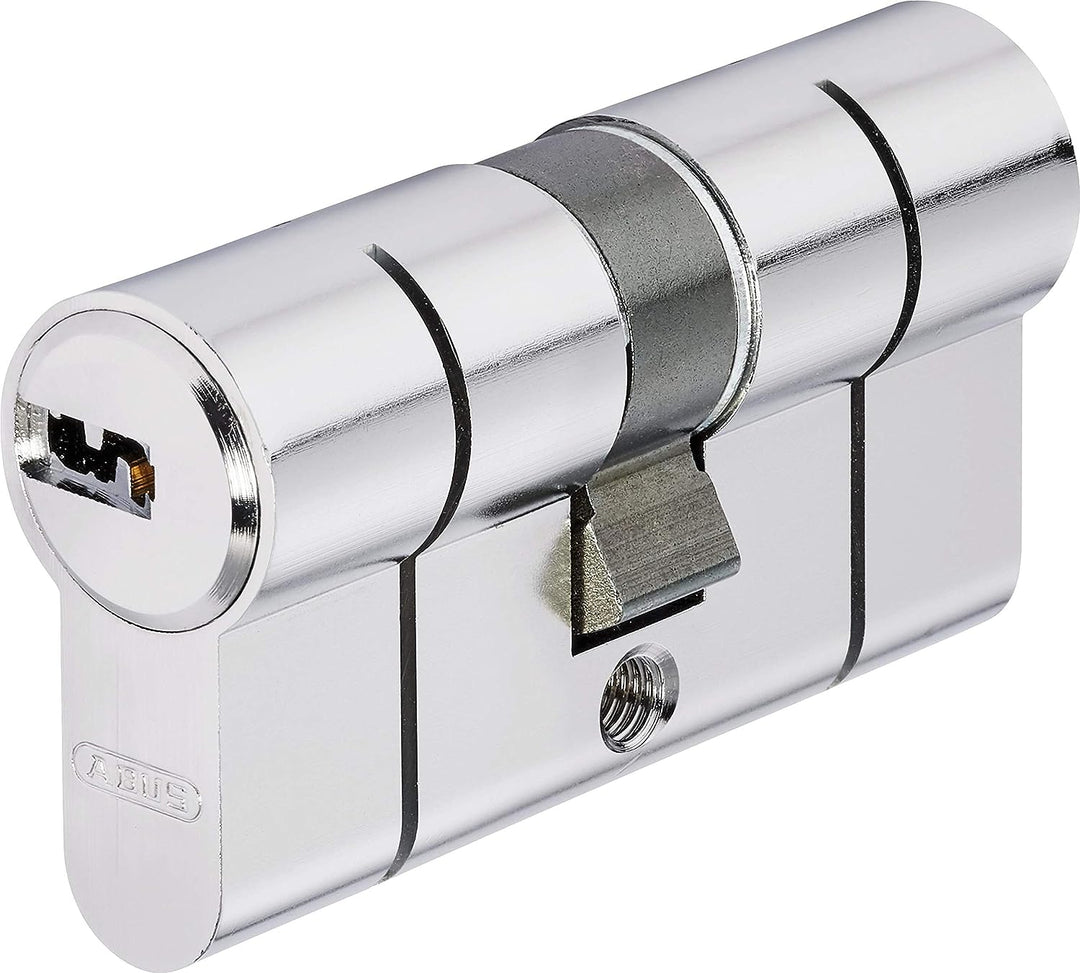 ABUS Zylinder D6PSN 45/50 BKN 45+50 Vernickeltes Messing, 45+50 Vernickeltes Messing