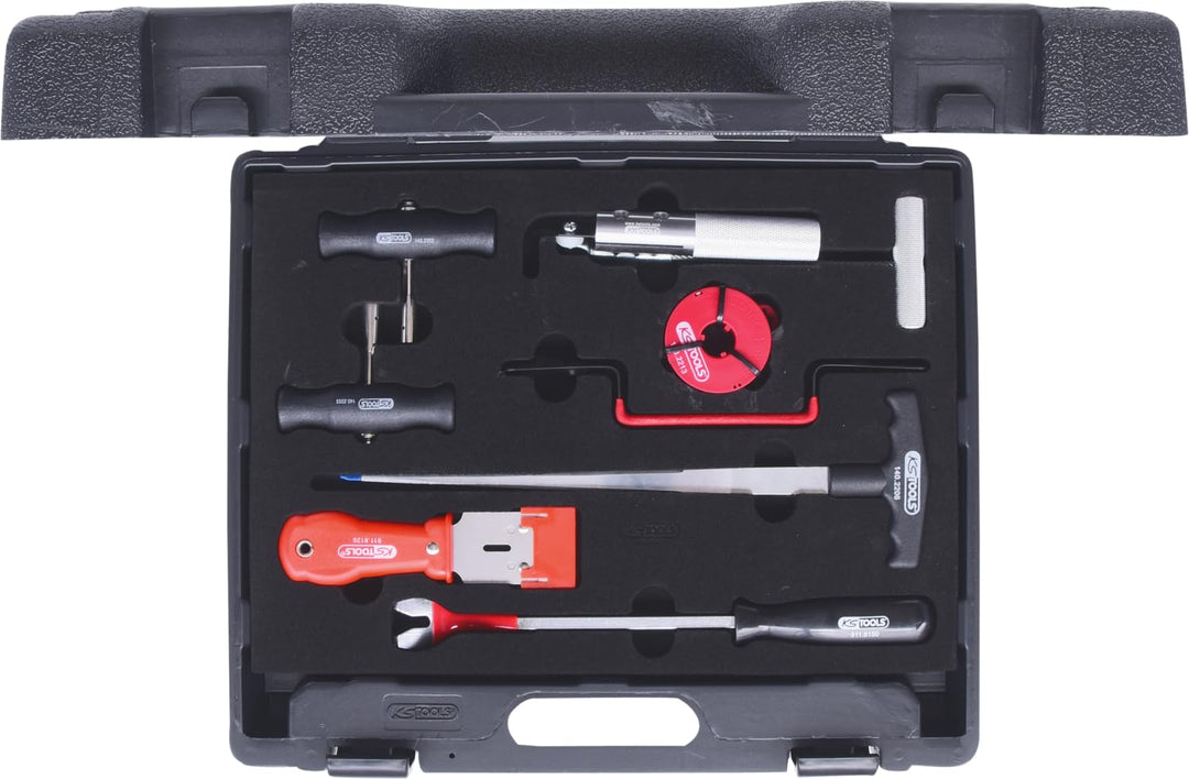 KS Tools 140.1040 Windschutzscheiben-Demontage-Satz, 8-tlg.