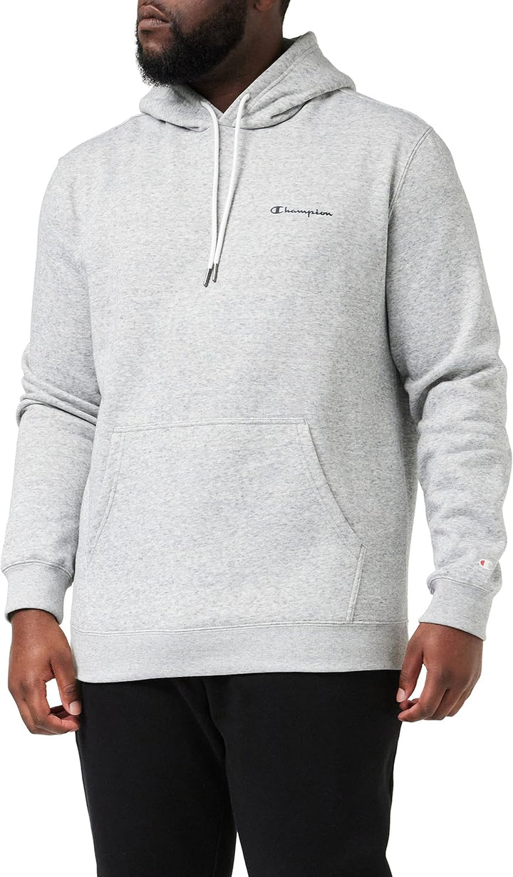Champion Herren American Classics Small Script Logo Kapuzenpullover M Grau, M Grau