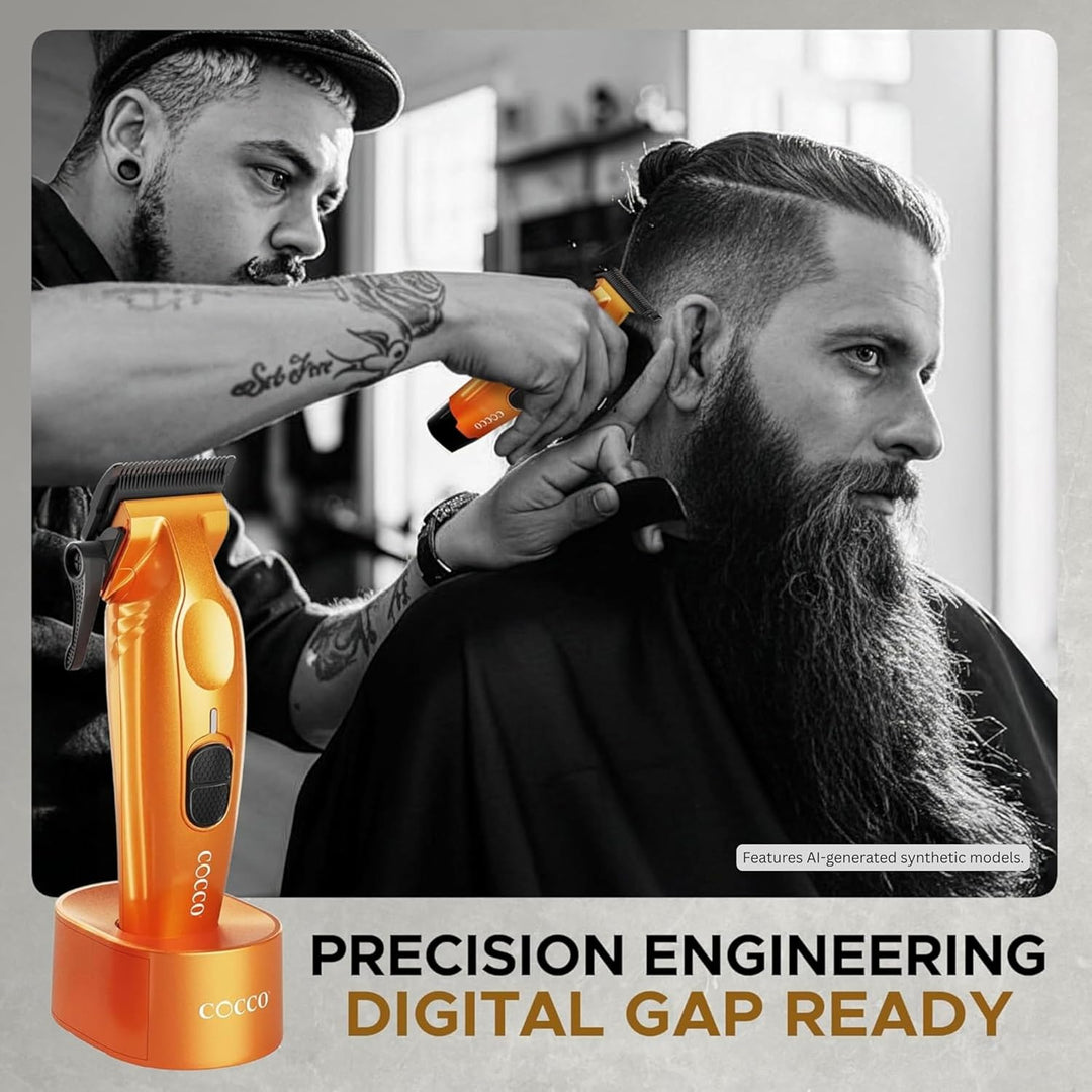 Cocco® Hyper Veloce Pro Clipper Collection: Präzisions-Schermaschine für Profis - Digital Gap™ Graph