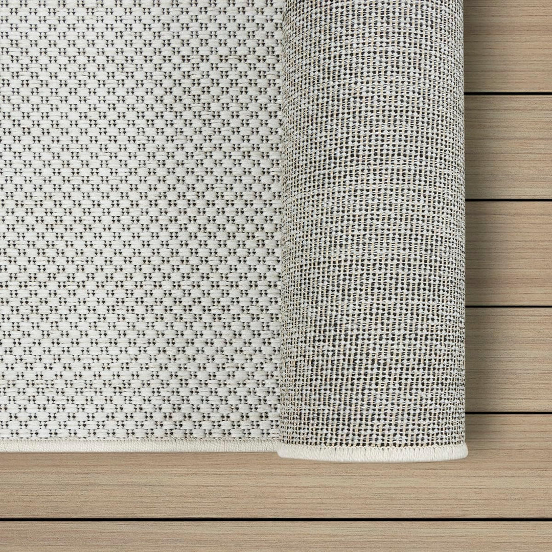 Mia´s Teppiche Malaga In- & Outdoor Teppich Flachgewebe, Modisches Design, Schicke Farben, für Balko