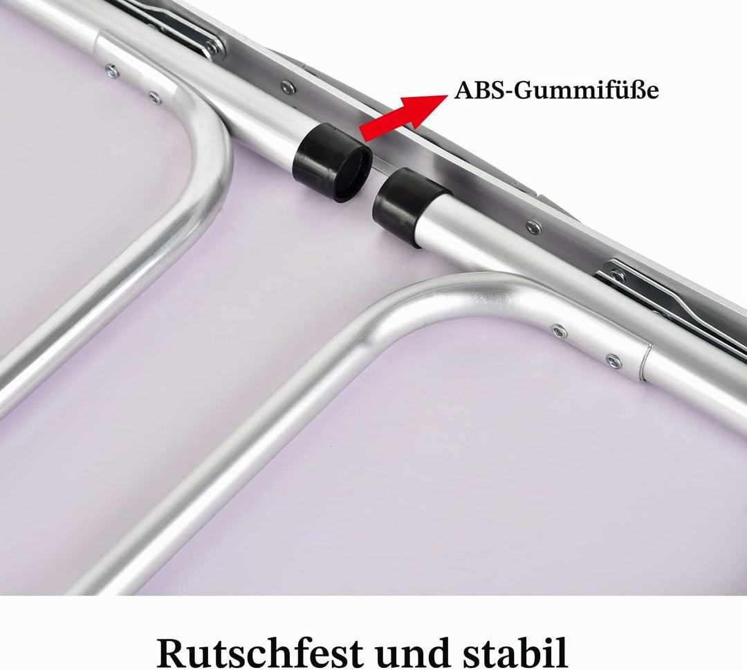 60 cm grosser Klapptisch, tragbar, kleiner Camping-Picknicktisch, Garten, Outdoor, klappbarer Esstis