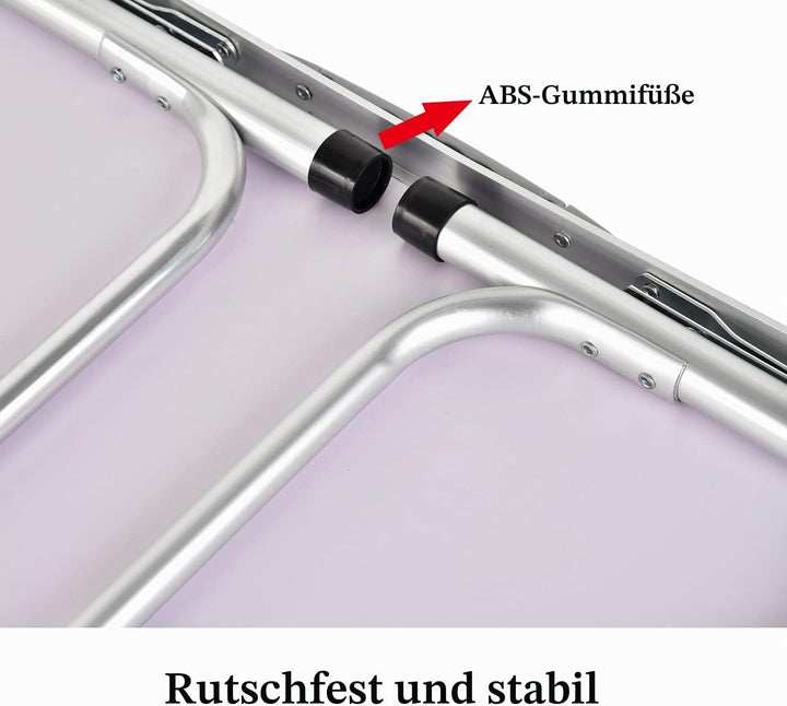 60 cm grosser Klapptisch, tragbar, kleiner Camping-Picknicktisch, Garten, Outdoor, klappbarer Esstis