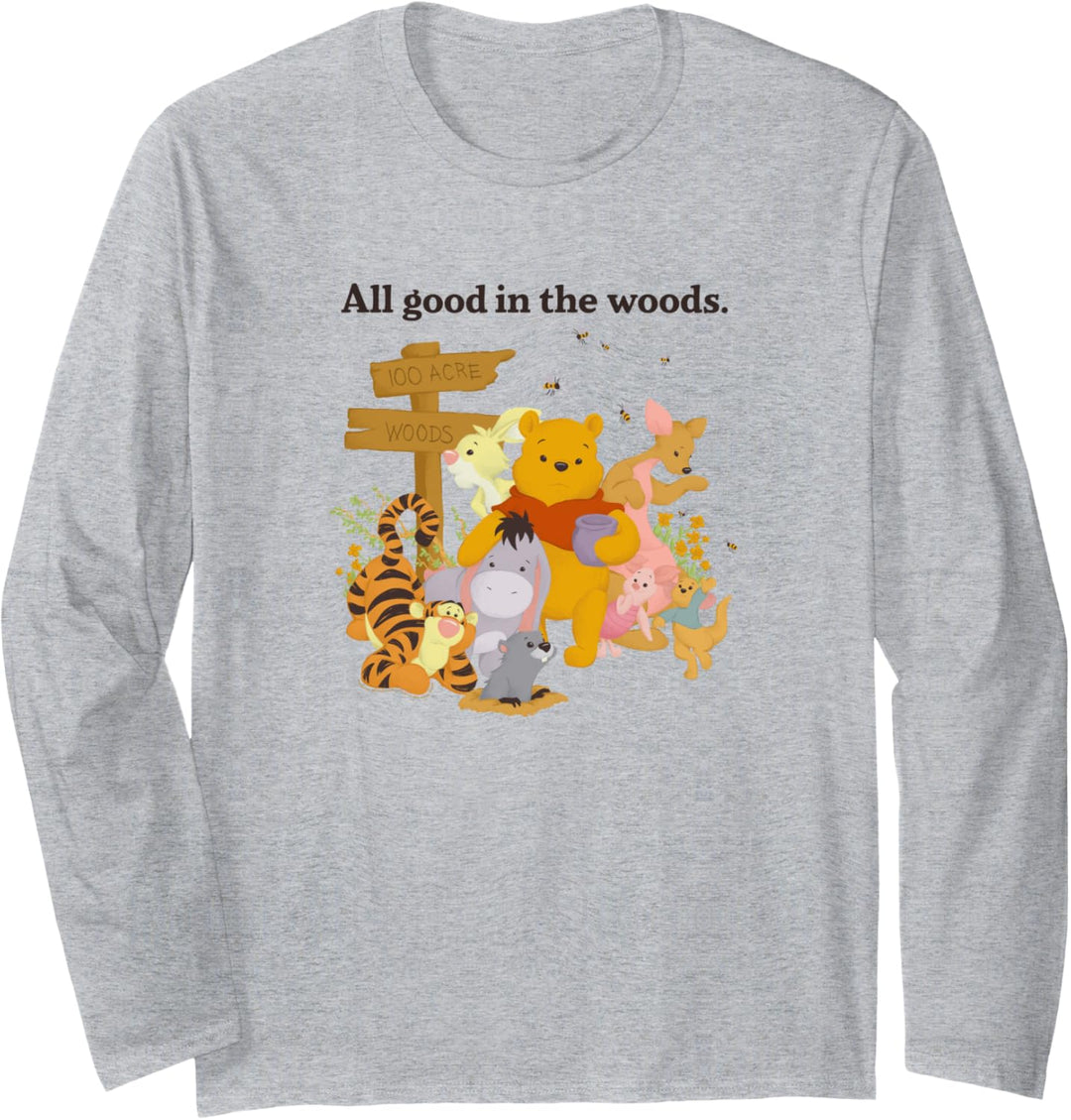 Disney Winnie The Pooh Group Shot All Good In The Woods Langarmshirt