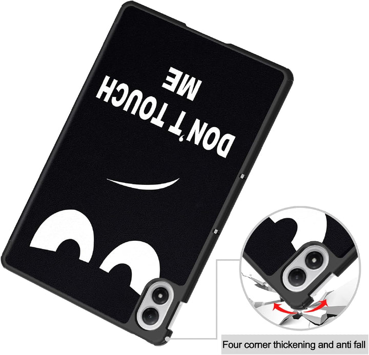 GIOPUEY Hülle Kompatibel mit Xiaomi Redmi Pad 2 Pro 12.1 2025, Flip Case [Bracket-Funktion] 360° Sch