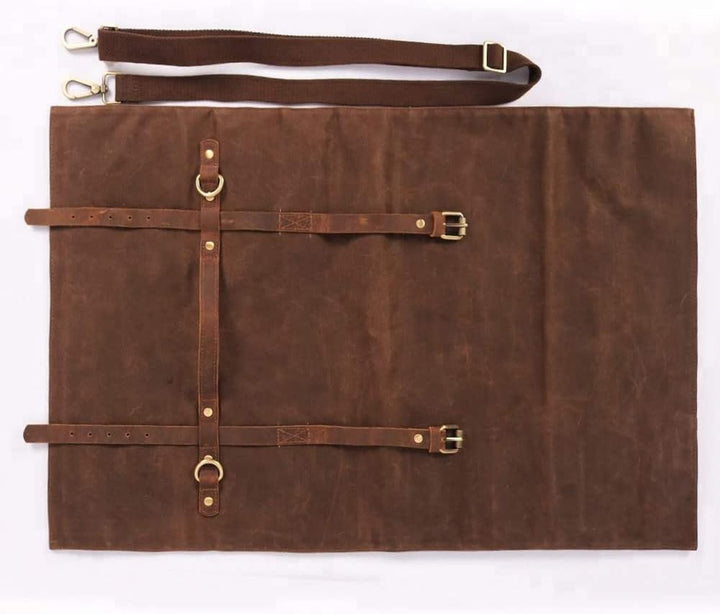 Messertasche,Messer-Rolltasche Kochmesser Rolltasche Messerkoffer mit 8 Fächern für Messer und Löffe