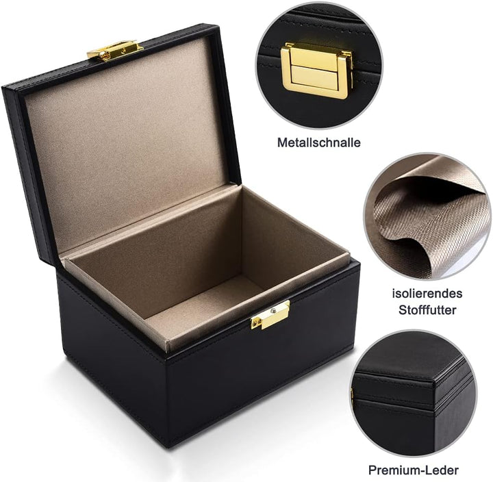 Diyife Faraday Box Kommt mit Signalblockiertasche, Keyless Go Schutz Autoschlüssel Box, Anti-Diebsta