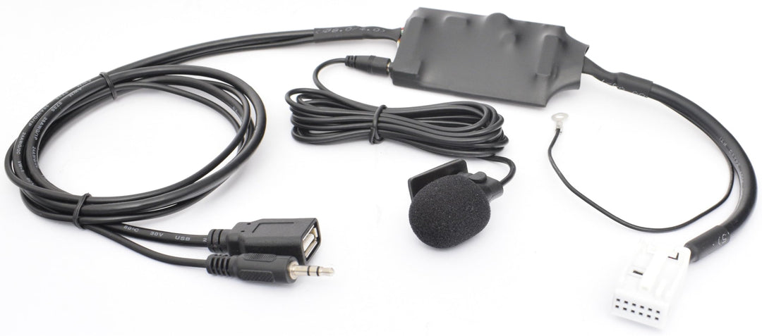 BlueMusic Bluetooth USB AUX Freisprechen 12p bis Juli 2010 kompatibel mit VW RCD RNS 200 210 300 310