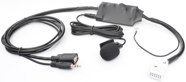 BlueMusic Bluetooth USB AUX Freisprechen 12p bis Juli 2010 kompatibel mit VW RCD RNS 200 210 300 310