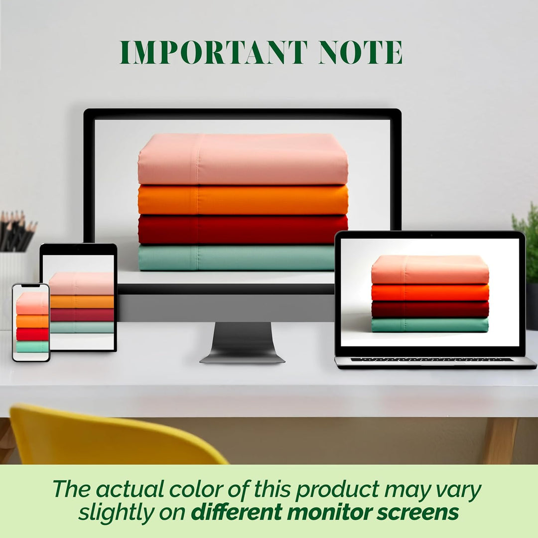 Elegant Comfort Luxuriöses Bettwäsche-Set, Fadenzahl 1500, ägyptische Qualität, dreireihig, Bestickt