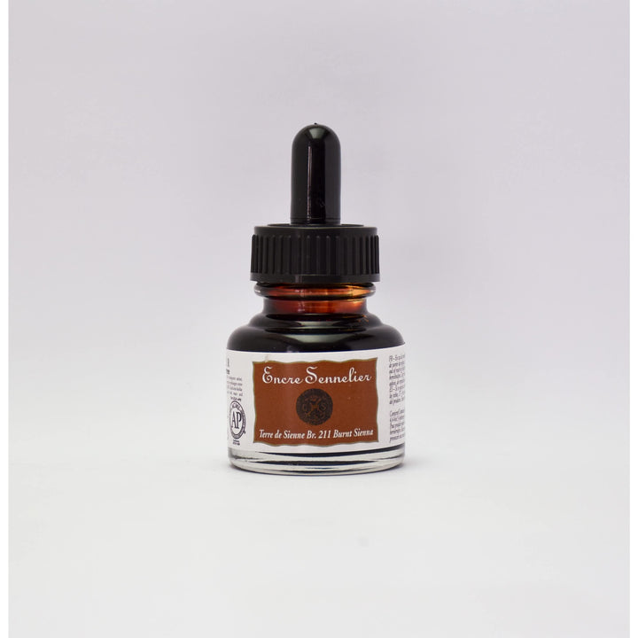 SENNELIER ENCRE 30ML TERRE DE SIENNE BRU