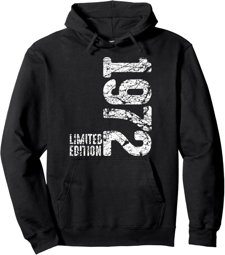 52. Geburtstag Mann Frau 52 Jahre 1972 Deko Lustig Geschenk Pullover Hoodie