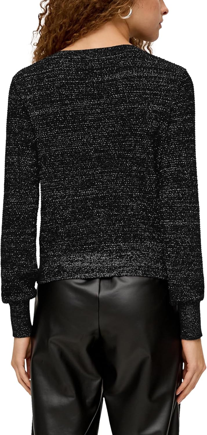 s.Oliver Damen Pullover mit Glitzergarn L 99w0, L 99w0
