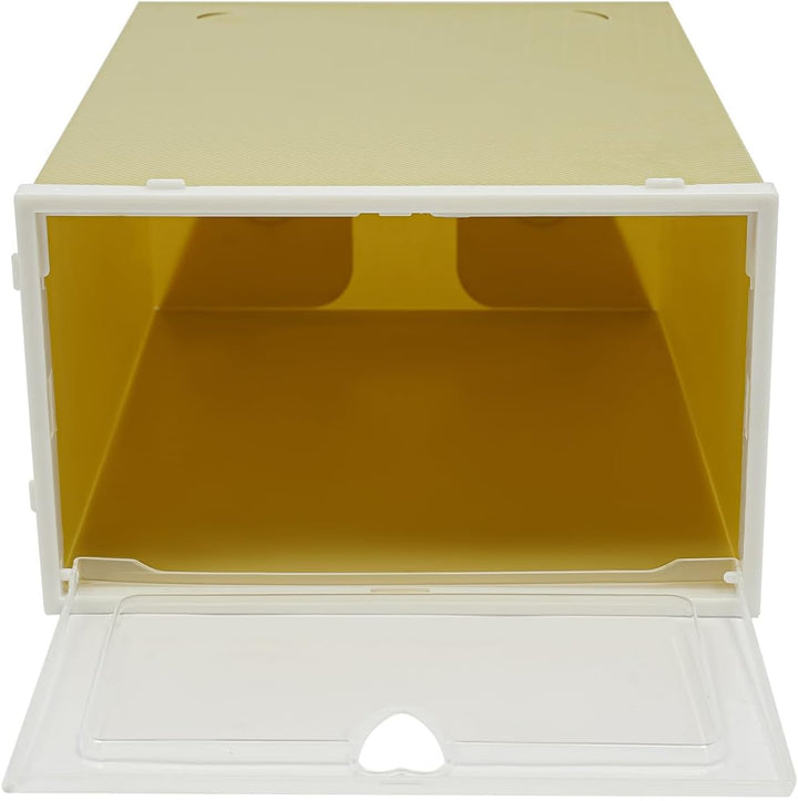 Schuhboxen Stapelbar, Schuhkarton Schuhregal Mit Türen 33 X 23 X 14 Cm 24 Stück In Einem Set Stapelb