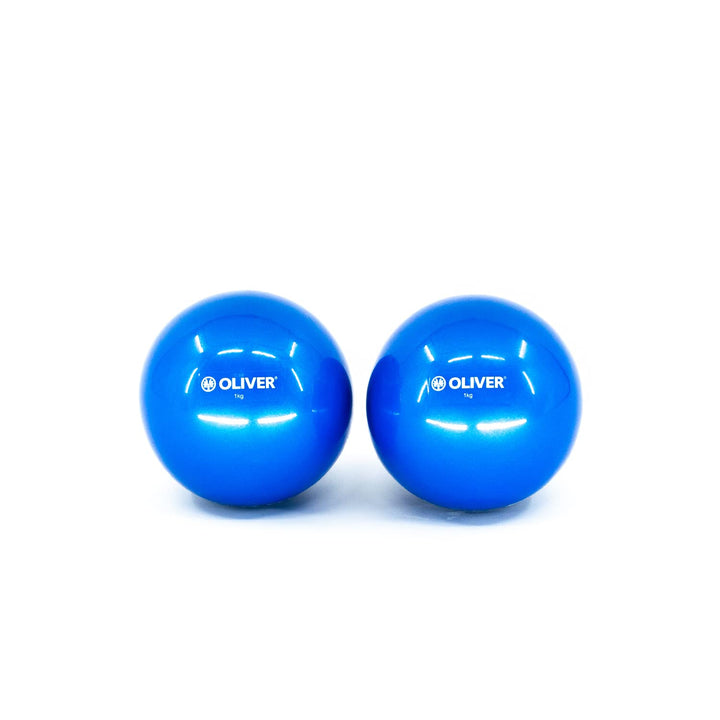 Oliver – Gewichtsbälle 1 Paar – Pilatesball ideal für Fitness, Functional Training, Yoga & Pilates –