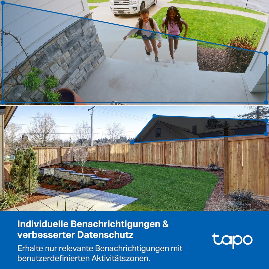 Tapo C400 Aussenkamera Akku | Überwachungskamera aussen mit 1080p-HD-Video, WLAN, Nachtsicht, witter